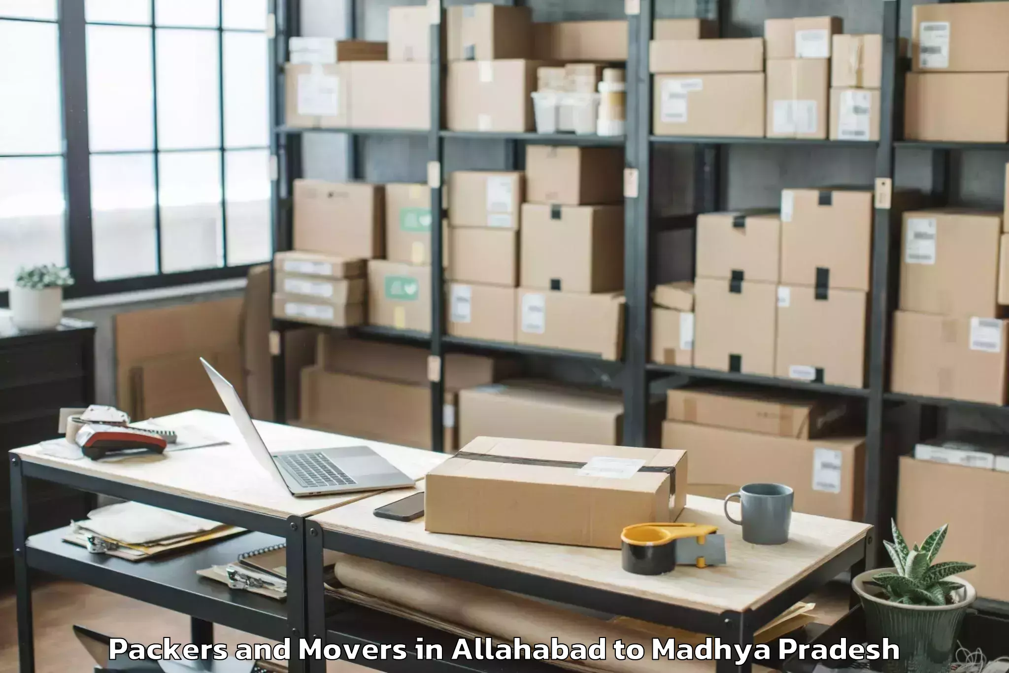 Trusted Allahabad to Jiwaji University Gwalior Packers And Movers